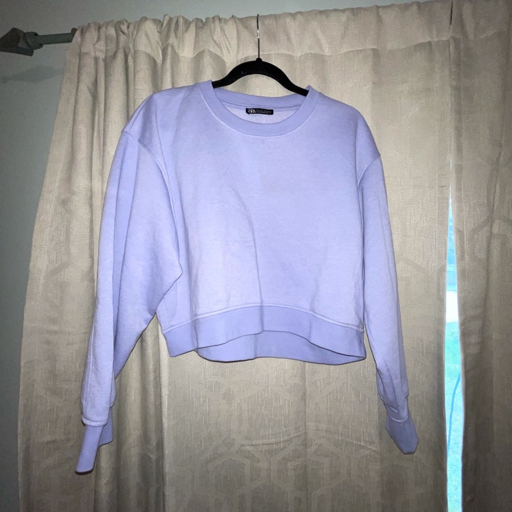 Zara crop hoodie